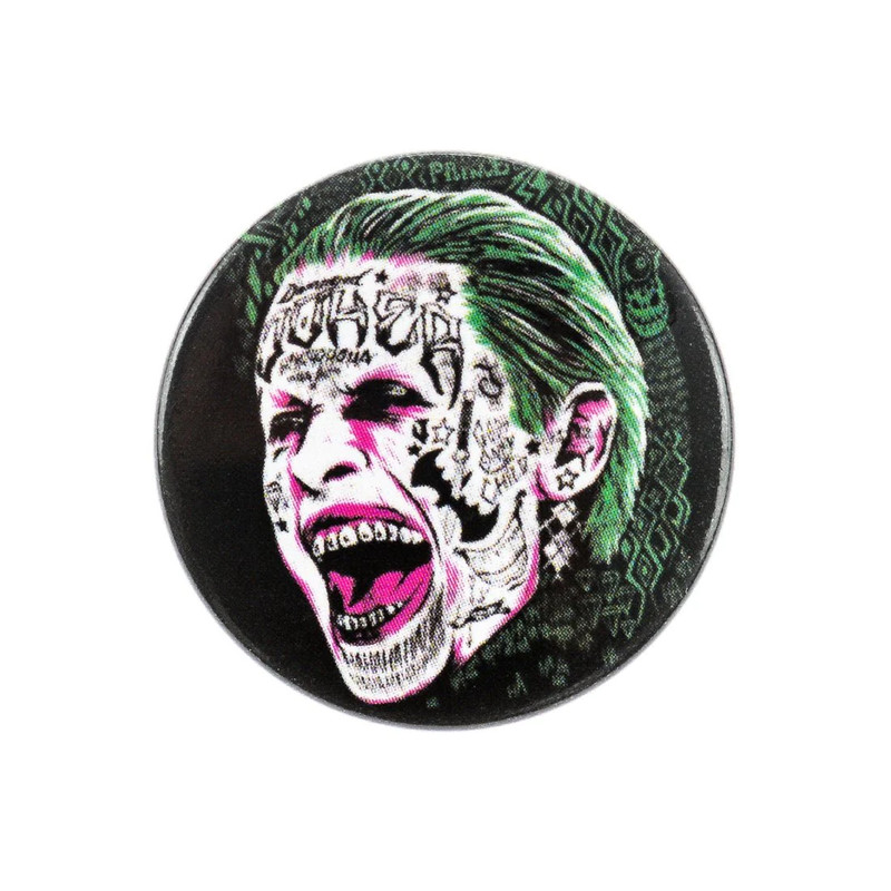 Suicide Squad - Joker Tattoo Button Badge - أكسسوار